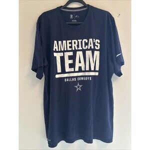 Dallas Cowboys America’s Team Size 2x Navy Nike Dri Fit